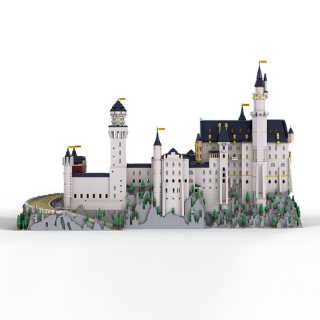 Mocsage Deutsches Schloss Neuschwanstein im Maßstab 1:350 Klemmbausteine - LesDiy - Klemmbausteine