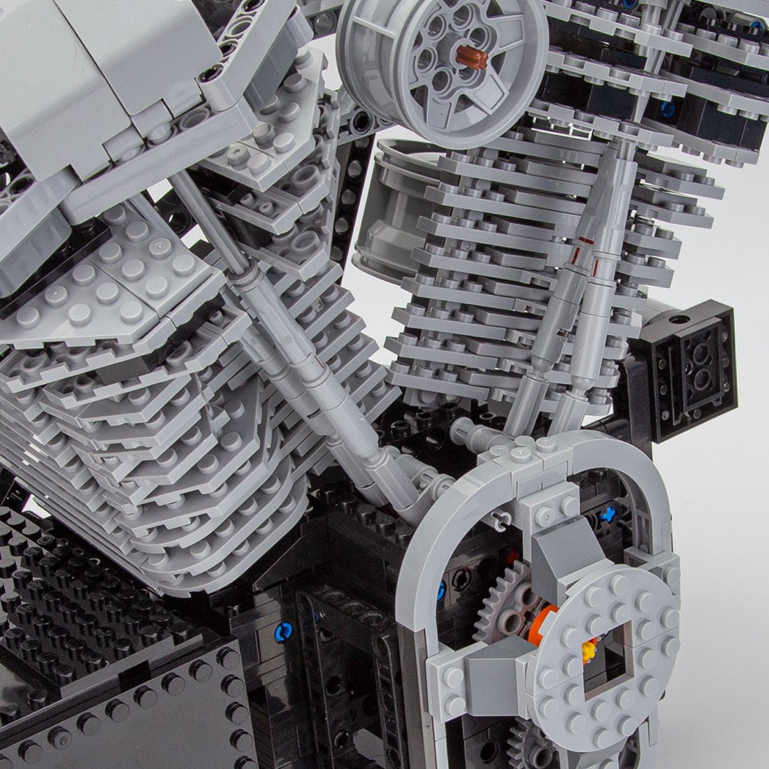 Mocsage Harley V - Twin OHV 8 - Ventil - Viertakt - Hochgeschwindigkeitsmotor Klemmbausteine - LesDiy - Klemmbausteine