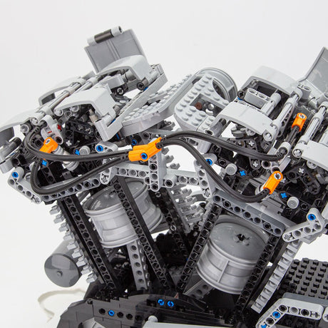 Mocsage Harley V - Twin OHV 8 - Ventil - Viertakt - Hochgeschwindigkeitsmotor Klemmbausteine - LesDiy - Klemmbausteine