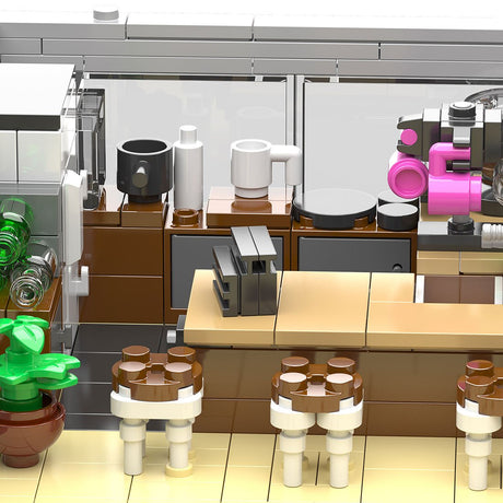 Mocsage Modern Villa with LED Light Klemmbausteine - LesDiy - Klemmbausteine