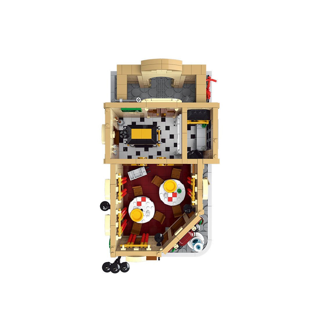 MOC - 160521 Ratatouille - Gusteau's restaurant Klemmbausteine - LesDiy - Klemmbausteine