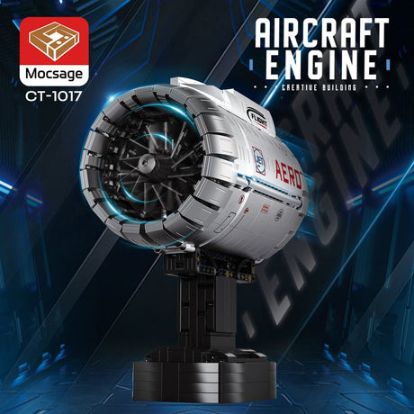 Mocsage Turbo Aircraft Engine Klemmbausteine - LesDiy - Klemmbausteine