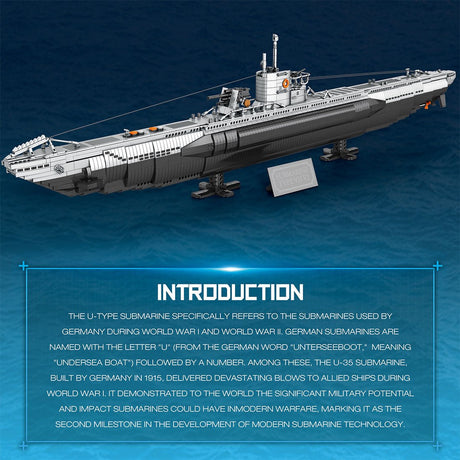 Mocsage U - boat Klemmbausteine - LesDiy - Klemmbausteine