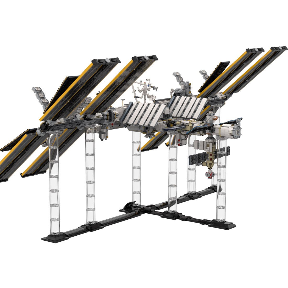 Modell der Internationalen Raumstation im Maßstab 1:110 Klemmbausteine - LesDiy - Klemmbausteine