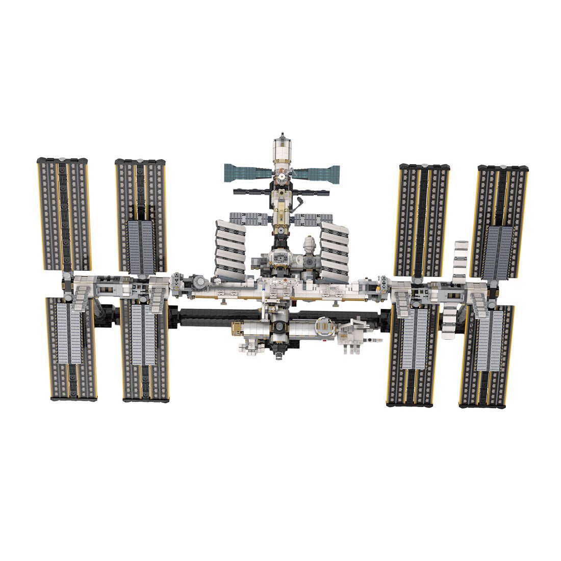 Modell der Internationalen Raumstation im Maßstab 1:110 Klemmbausteine - LesDiy - Klemmbausteine