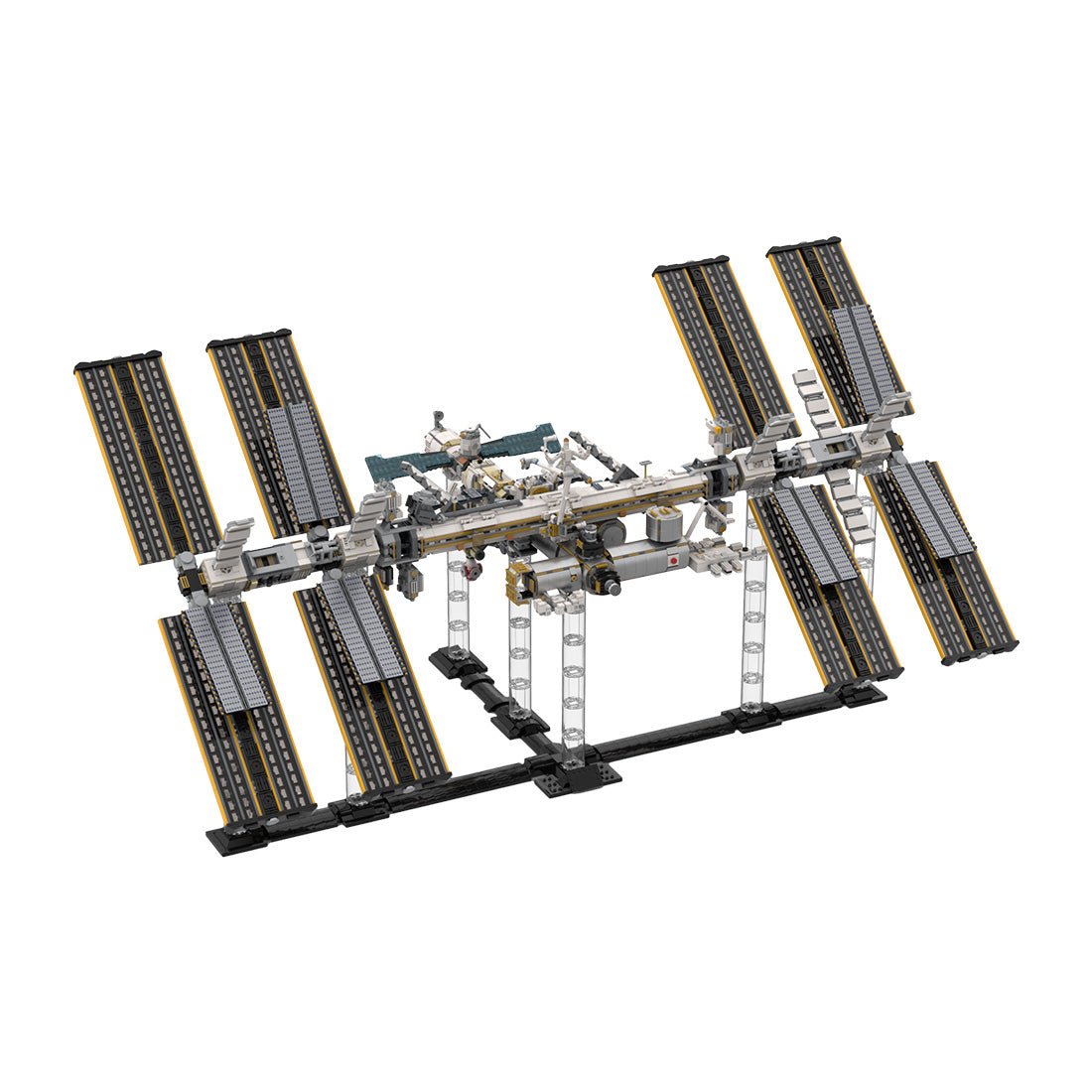 Modell der Internationalen Raumstation im Maßstab 1:110 Klemmbausteine - LesDiy - Klemmbausteine