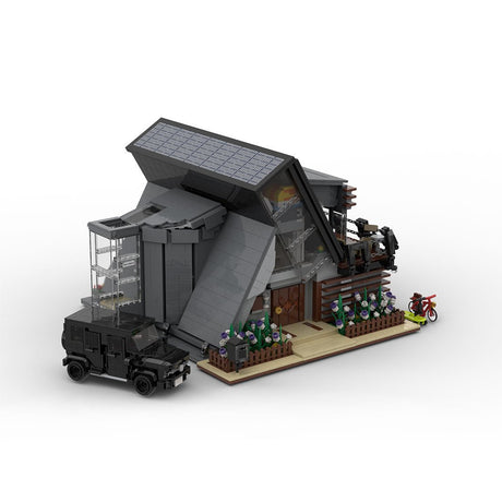 Modern Jungle Villa Klemmbausteine - LesDiy - Klemmbausteine