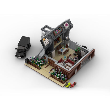 Modern Jungle Villa Klemmbausteine - LesDiy - Klemmbausteine