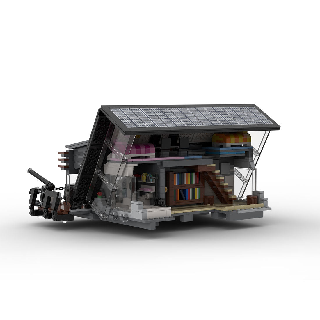 Modern Jungle Villa Klemmbausteine - LesDiy - Klemmbausteine