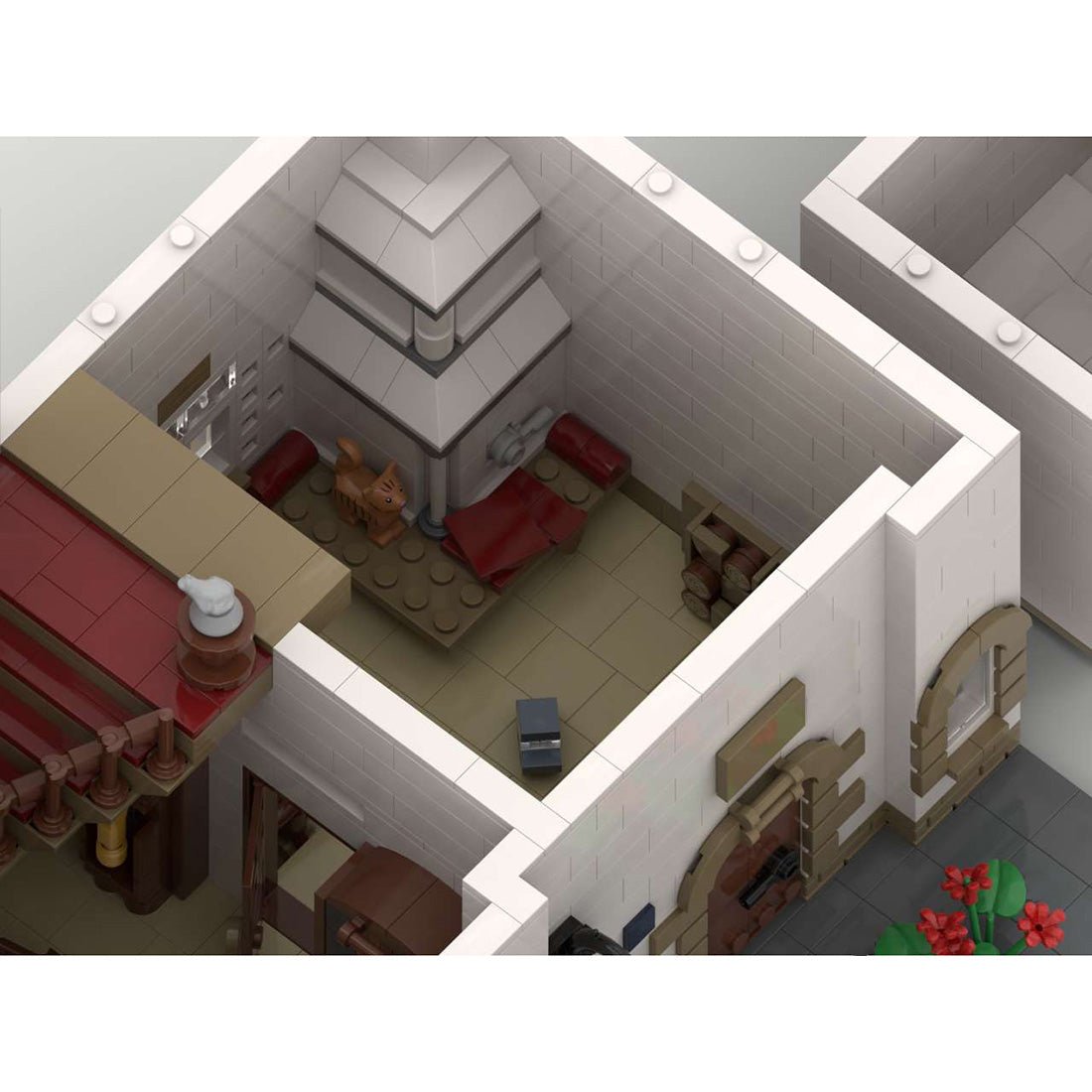 Moderne deutsche Villa Klemmbausteine - LesDiy - Klemmbausteine