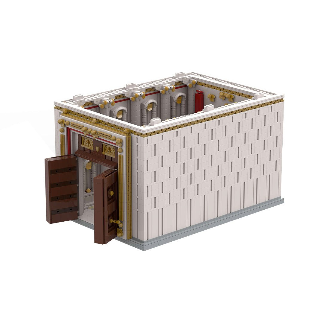 Module 2 for MOC - 136729 Ancient Roman Temple Castle Klemmbausteine - LesDiy - Klemmbausteine