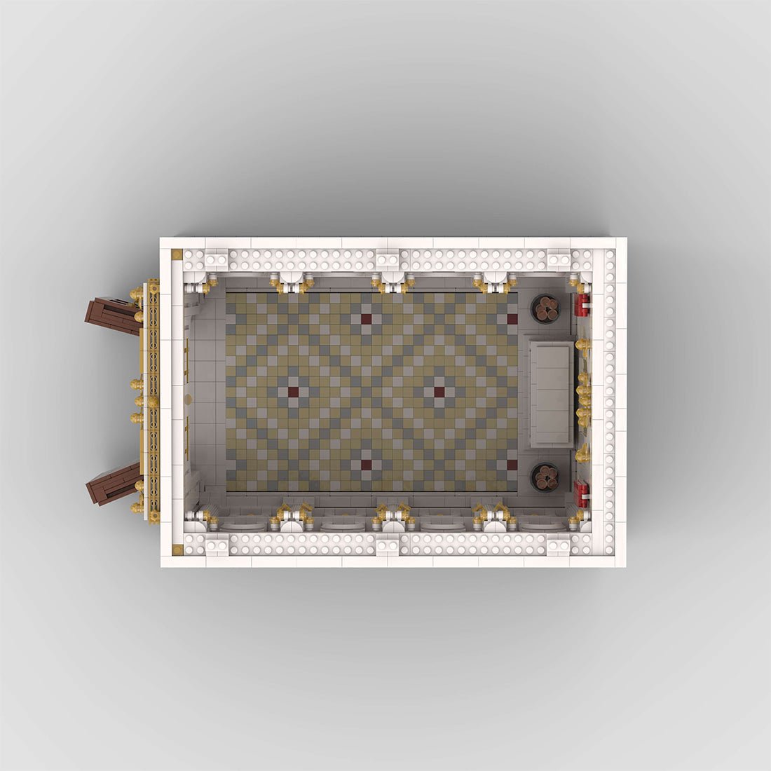 Module 2 for MOC - 136729 Ancient Roman Temple Castle Klemmbausteine - LesDiy - Klemmbausteine