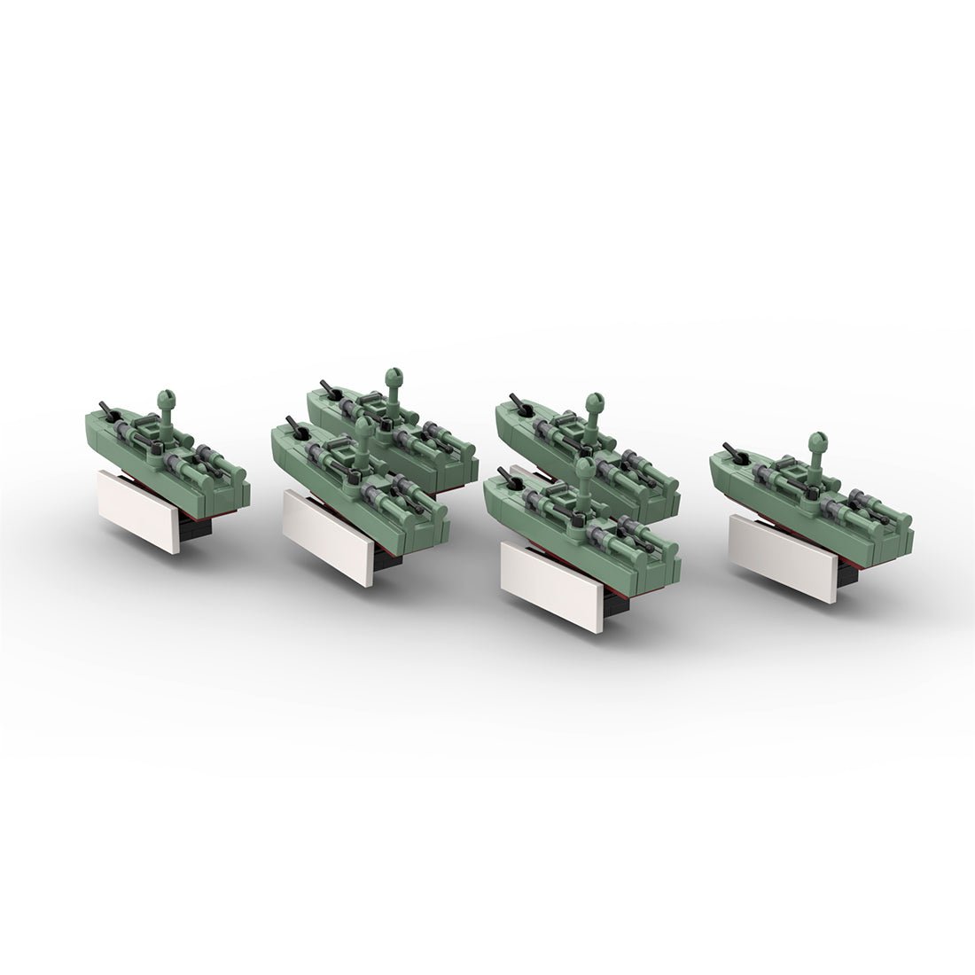 Motorboote im Maßstab 1:300 klemmbausteine - LesDiy - Klemmbausteine