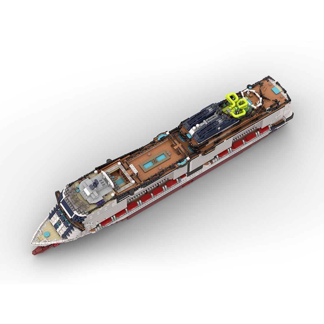 MSC – erstes italienisches Kreuzfahrtschiff „Grandiosa Active“ Klemmbausteine - LesDiy - Klemmbausteine