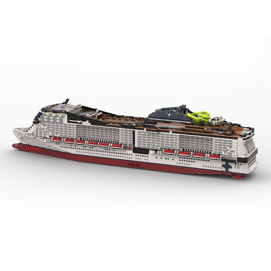 MSC – erstes italienisches Kreuzfahrtschiff „Grandiosa Active“ Klemmbausteine - LesDiy - Klemmbausteine