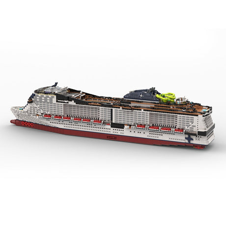 MSC – erstes italienisches Kreuzfahrtschiff „Grandiosa Active“ Klemmbausteine - LesDiy - Klemmbausteine