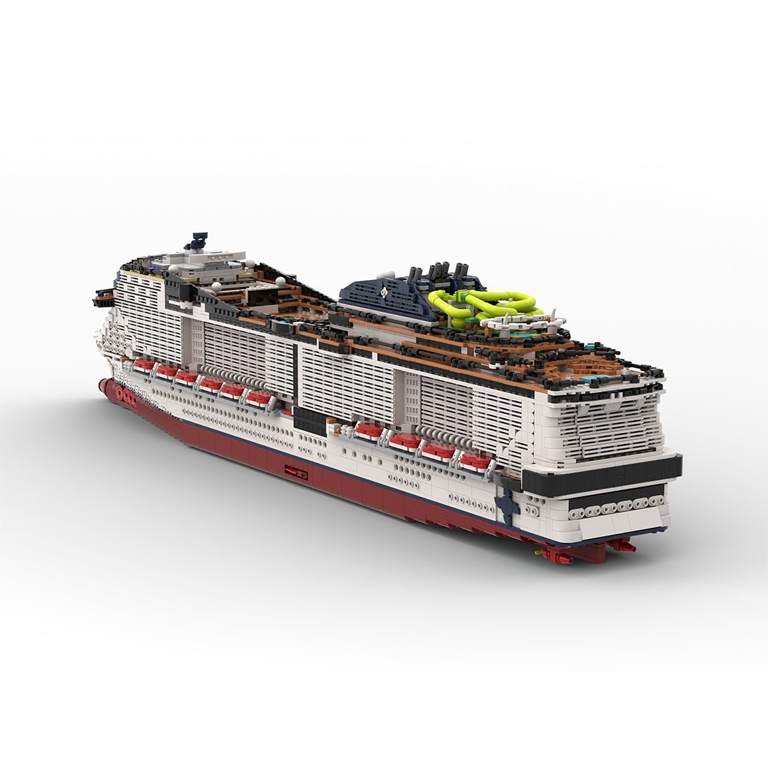 MSC – erstes italienisches Kreuzfahrtschiff „Grandiosa Active“ Klemmbausteine - LesDiy - Klemmbausteine