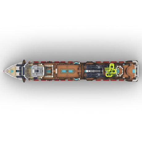 MSC – erstes italienisches Kreuzfahrtschiff „Grandiosa Active“ Klemmbausteine - LesDiy - Klemmbausteine