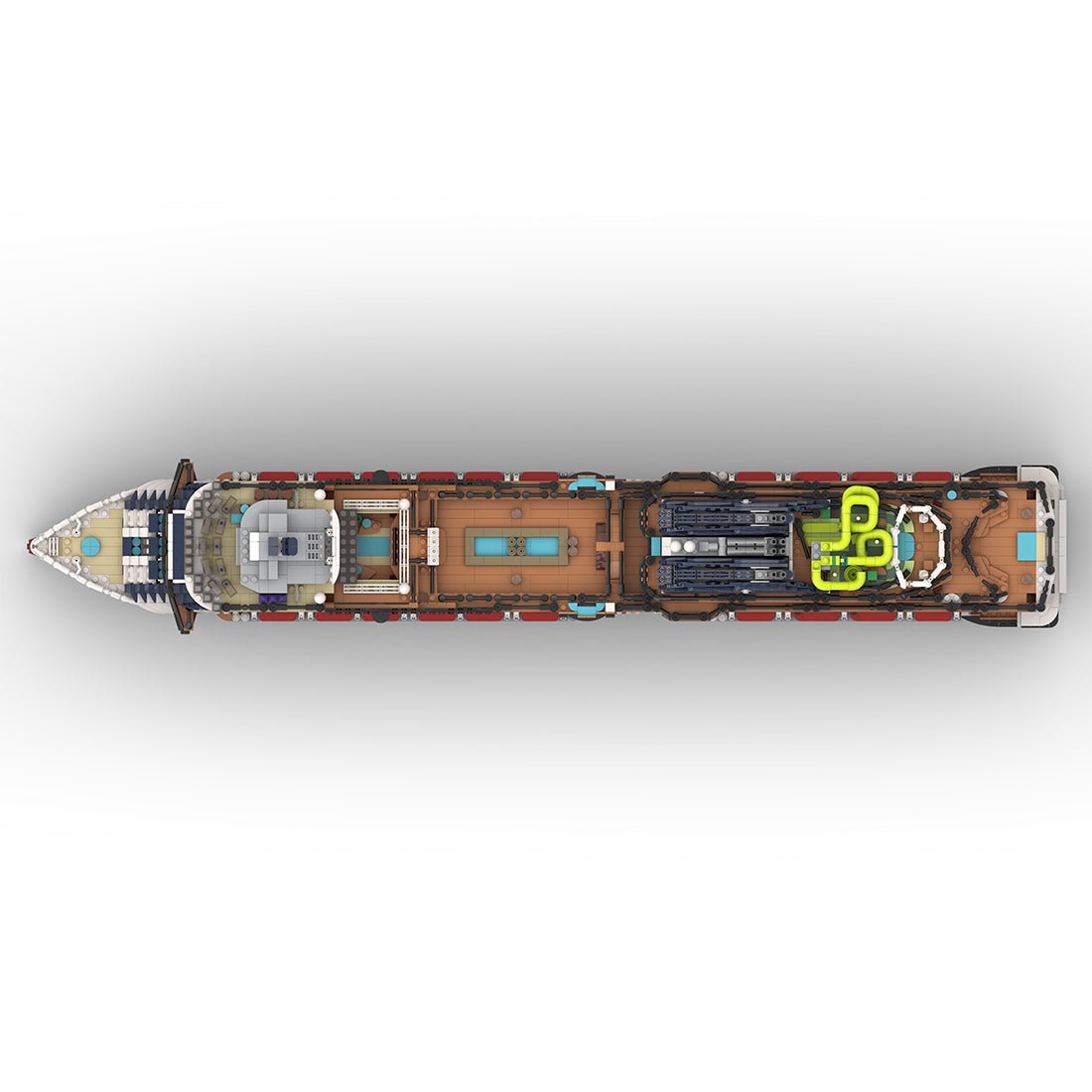 MSC – erstes italienisches Kreuzfahrtschiff „Grandiosa Active“ Klemmbausteine - LesDiy - Klemmbausteine