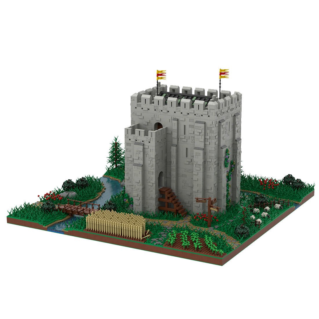 Norman keep Klemmbausteine - LesDiy - Klemmbausteine