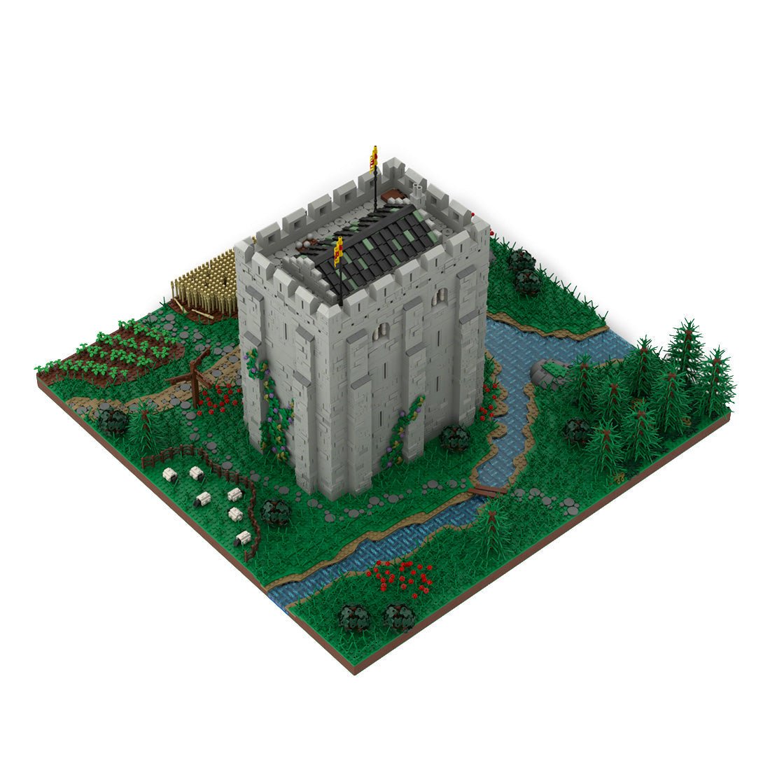 Norman keep Klemmbausteine - LesDiy - Klemmbausteine