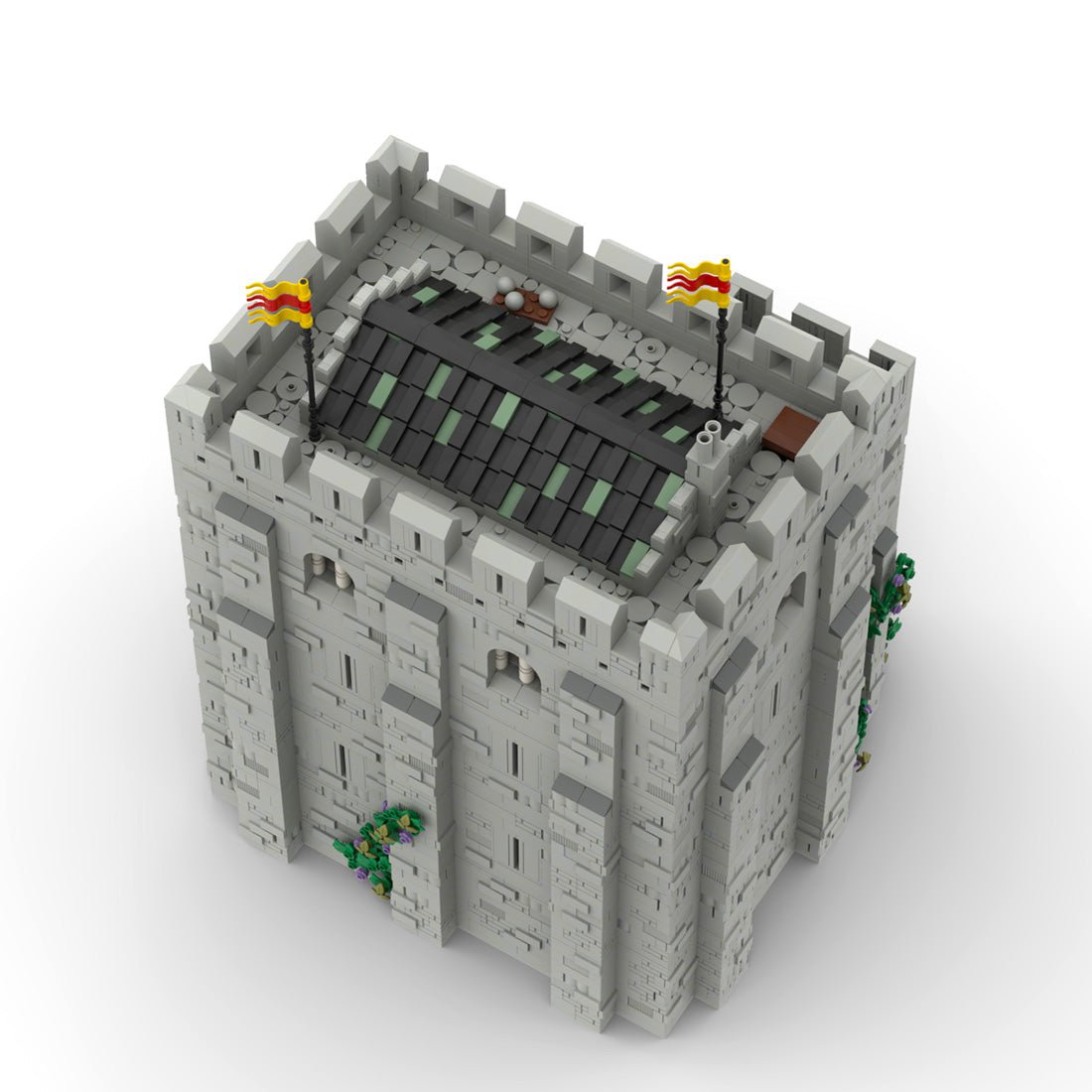 Normannische quadratische Bastion - LesDiy - Klemmbausteine