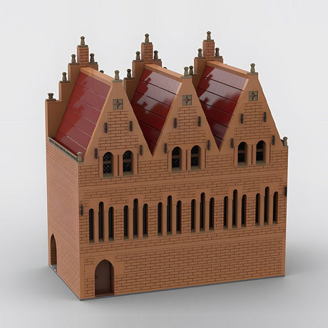 Northern German Steinbrück Rathaus Klemmbausteine - LesDiy - Klemmbausteine