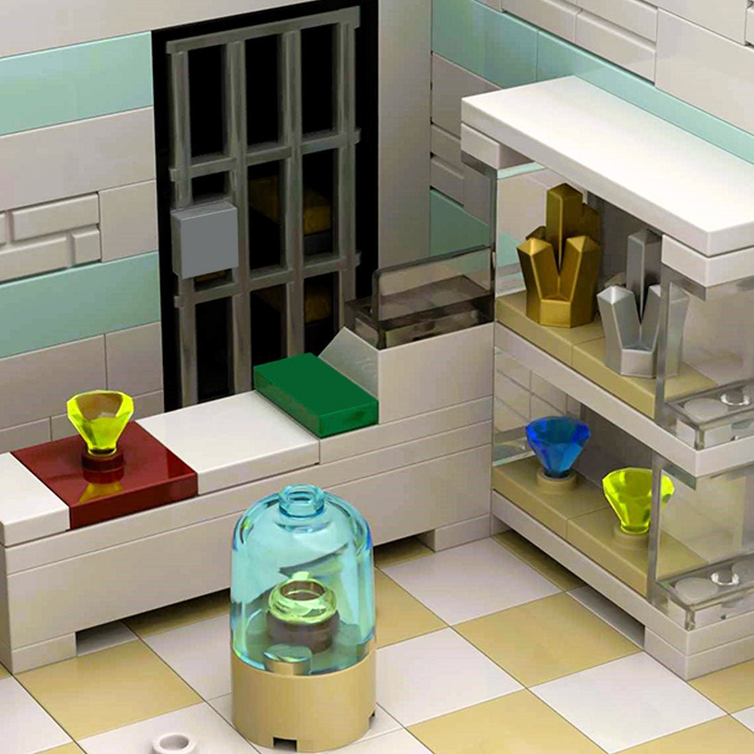 Old Town Shop Diagonal Street Klemmbausteine - LesDiy - Klemmbausteine