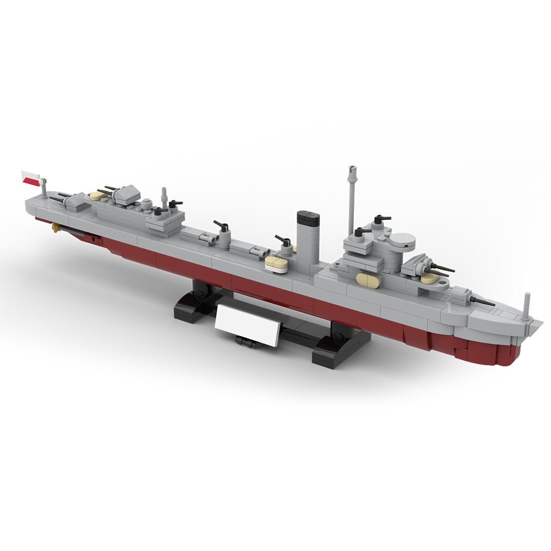 ORP Grom im Maßstab 1:300 Klemmbausteine - LesDiy - Klemmbausteine