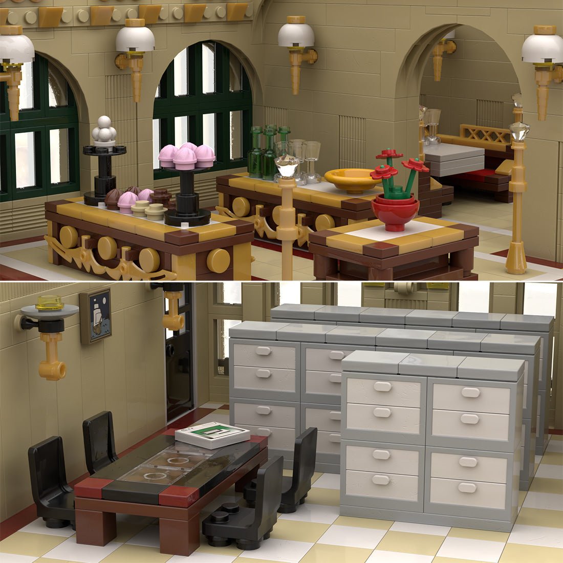 Paris Train Station Klemmbausteine - LesDiy - Klemmbausteine