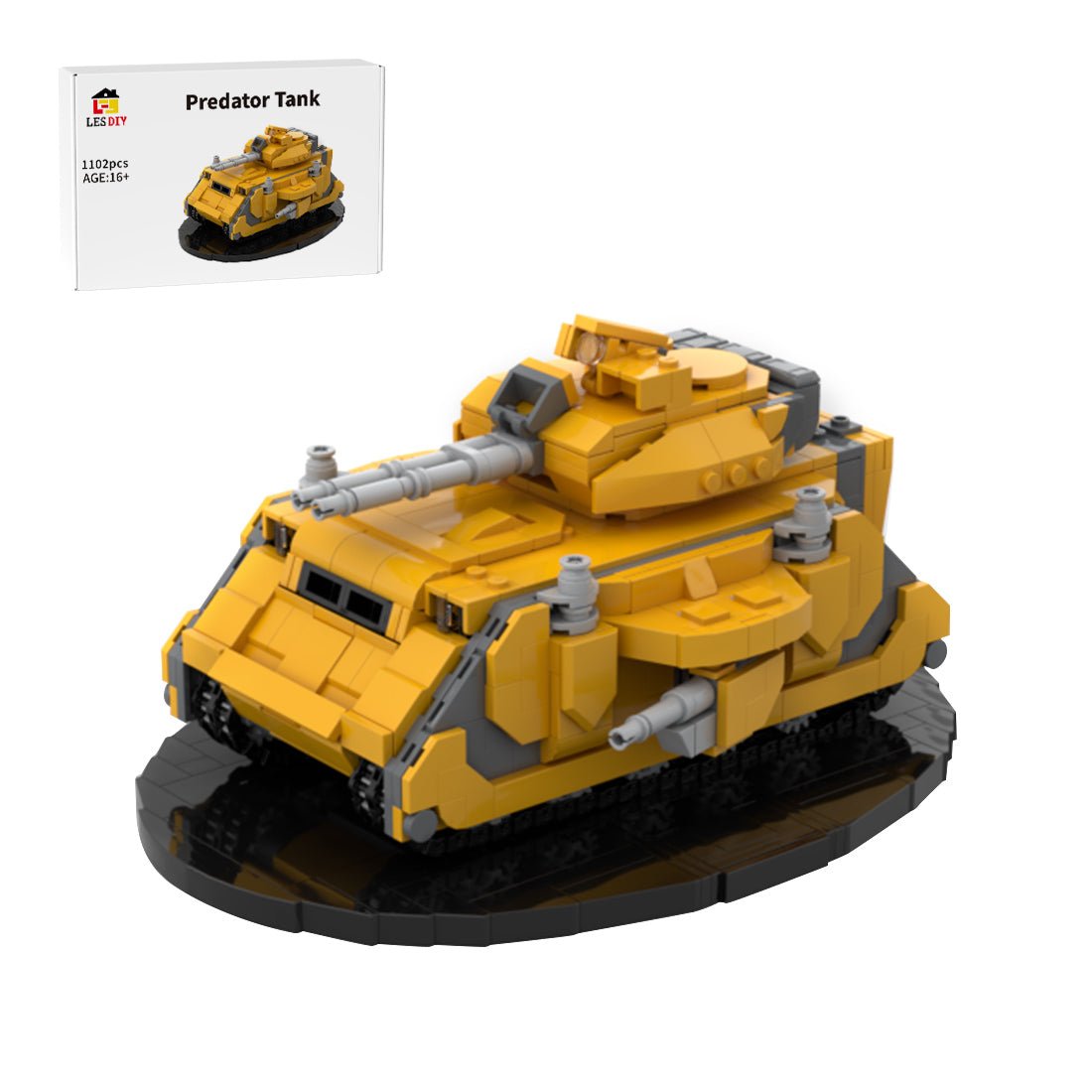 Predator Tank Klemmbausteine - LesDiy - Klemmbausteine