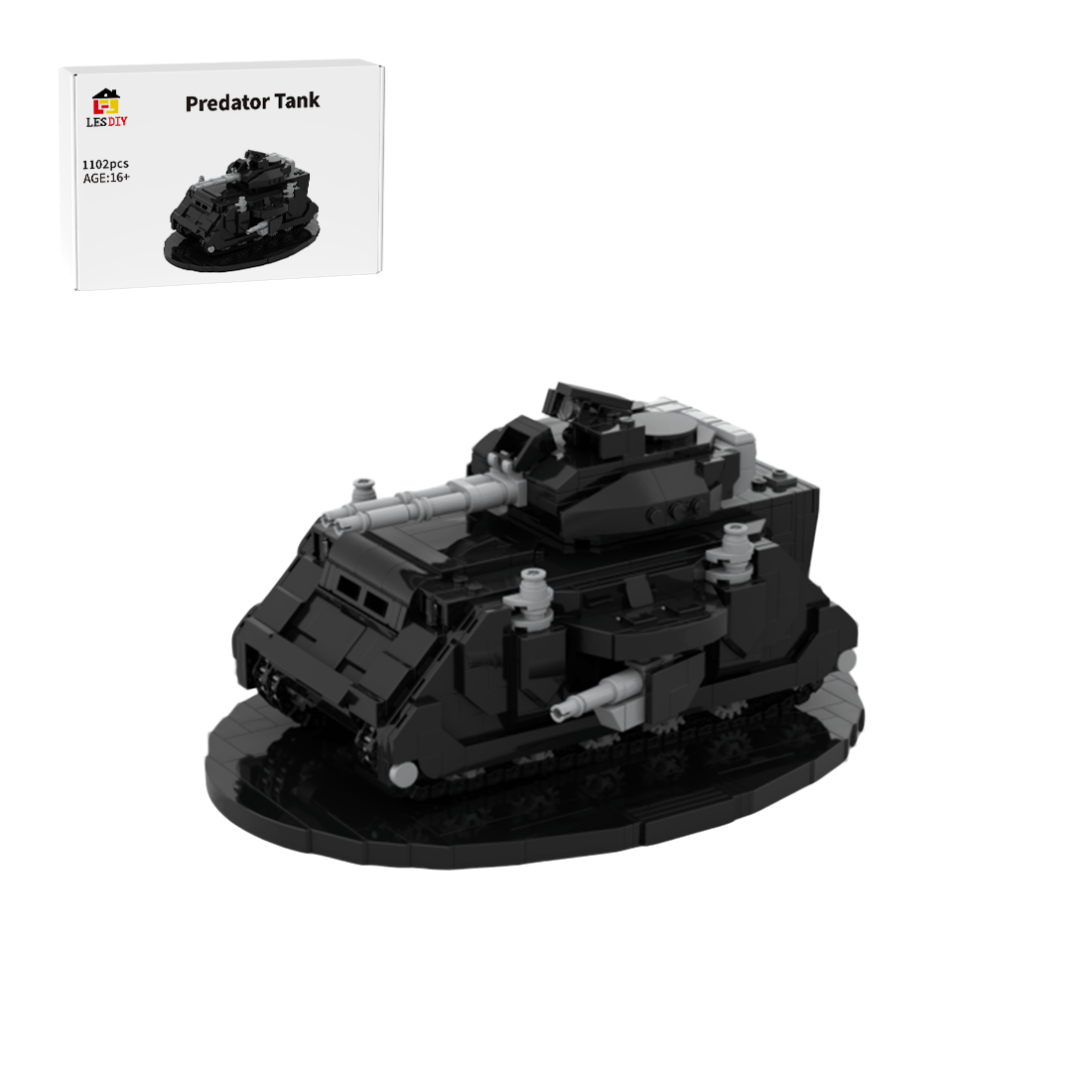 Predator Tank Klemmbausteine - LesDiy - Klemmbausteine