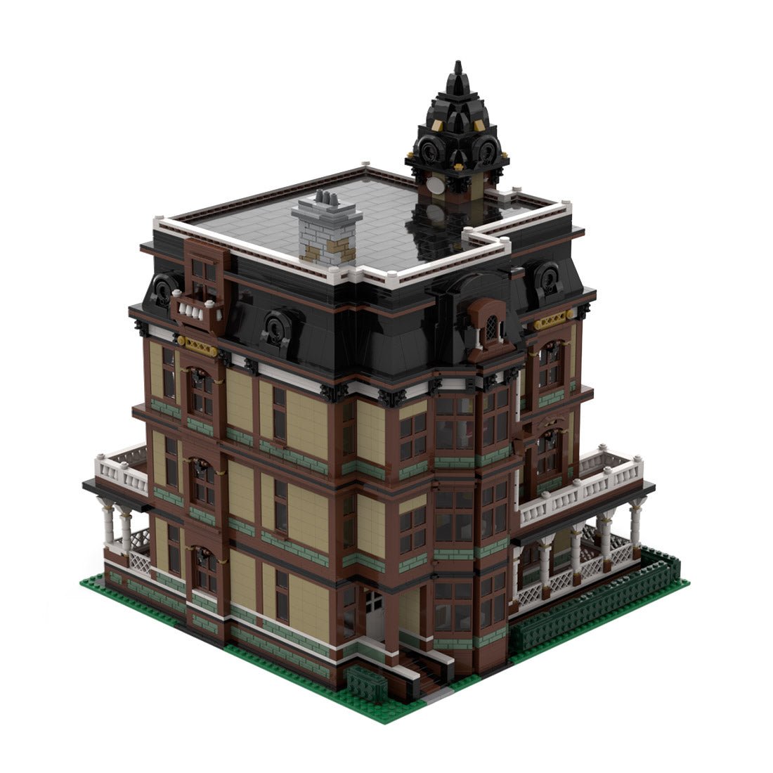 Queen Anne Haus Klemmbausteine - LesDiy - Klemmbausteine