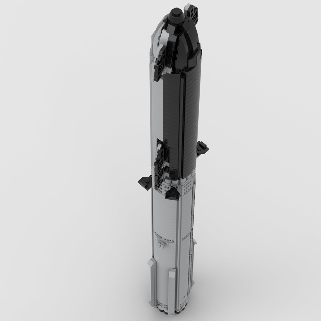 Raumschiff und Super Heavy Booster Klemmbausteine - LesDiy - Klemmbausteine