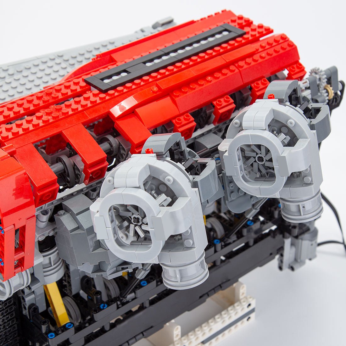 RB DOHC Parallel Twin - Turbo Four - Valve Inline Six - Cylinder MOC Engine Model Klemmbausteine - LesDiy - Klemmbausteine