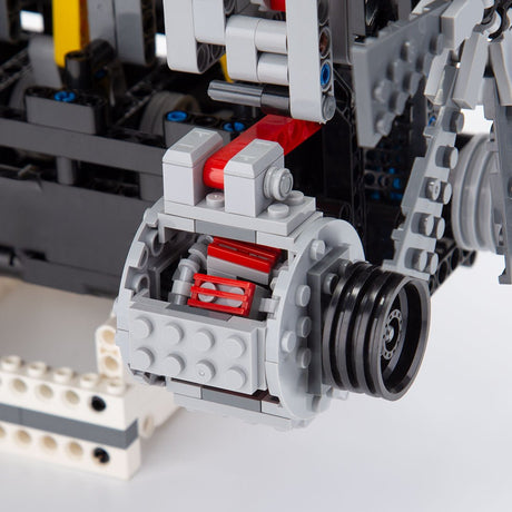 RB DOHC Parallel Twin - Turbo Four - Valve Inline Six - Cylinder MOC Engine Model Klemmbausteine - LesDiy - Klemmbausteine