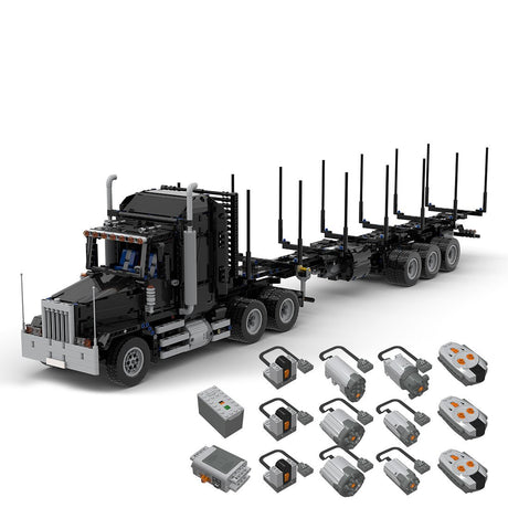 RC American Log Truck Klemmbausteine - LesDiy - Klemmbausteine