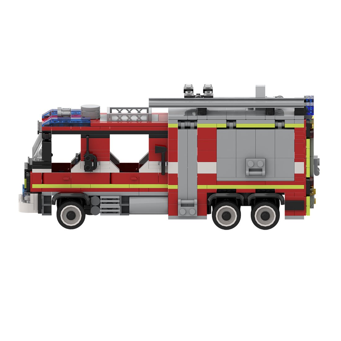 Realistic Emergency Fire Truck Klemmbausteine - LesDiy - Klemmbausteine