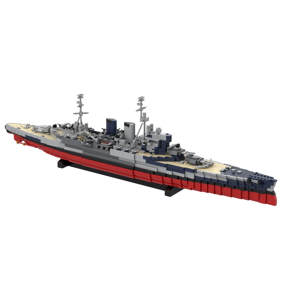 Renown-Klasse Schlachtkreuzer Militärschiff-Modell klemmbausteine-LesDiy-Klemmbausteine