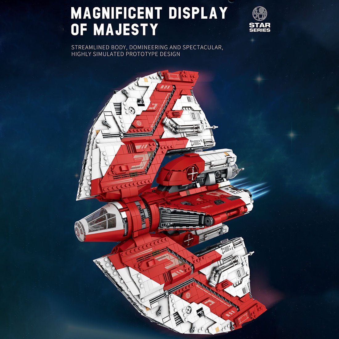 Reobrix 99006 T6 - Shuttle Spacecraft Star Series Klemmbausteine - LesDiy - Klemmbausteine