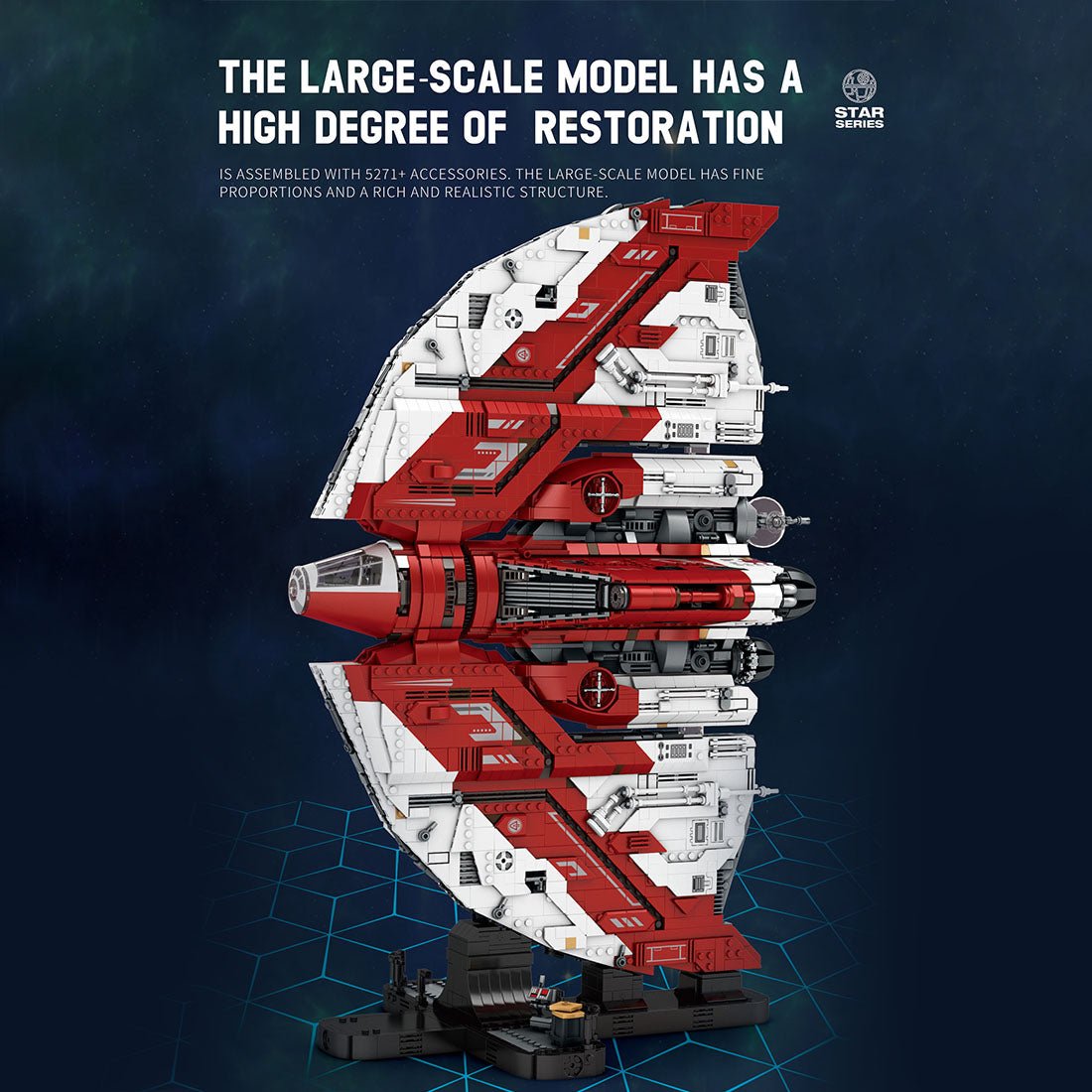 Reobrix 99006 T6 - Shuttle Spacecraft Star Series Klemmbausteine - LesDiy - Klemmbausteine