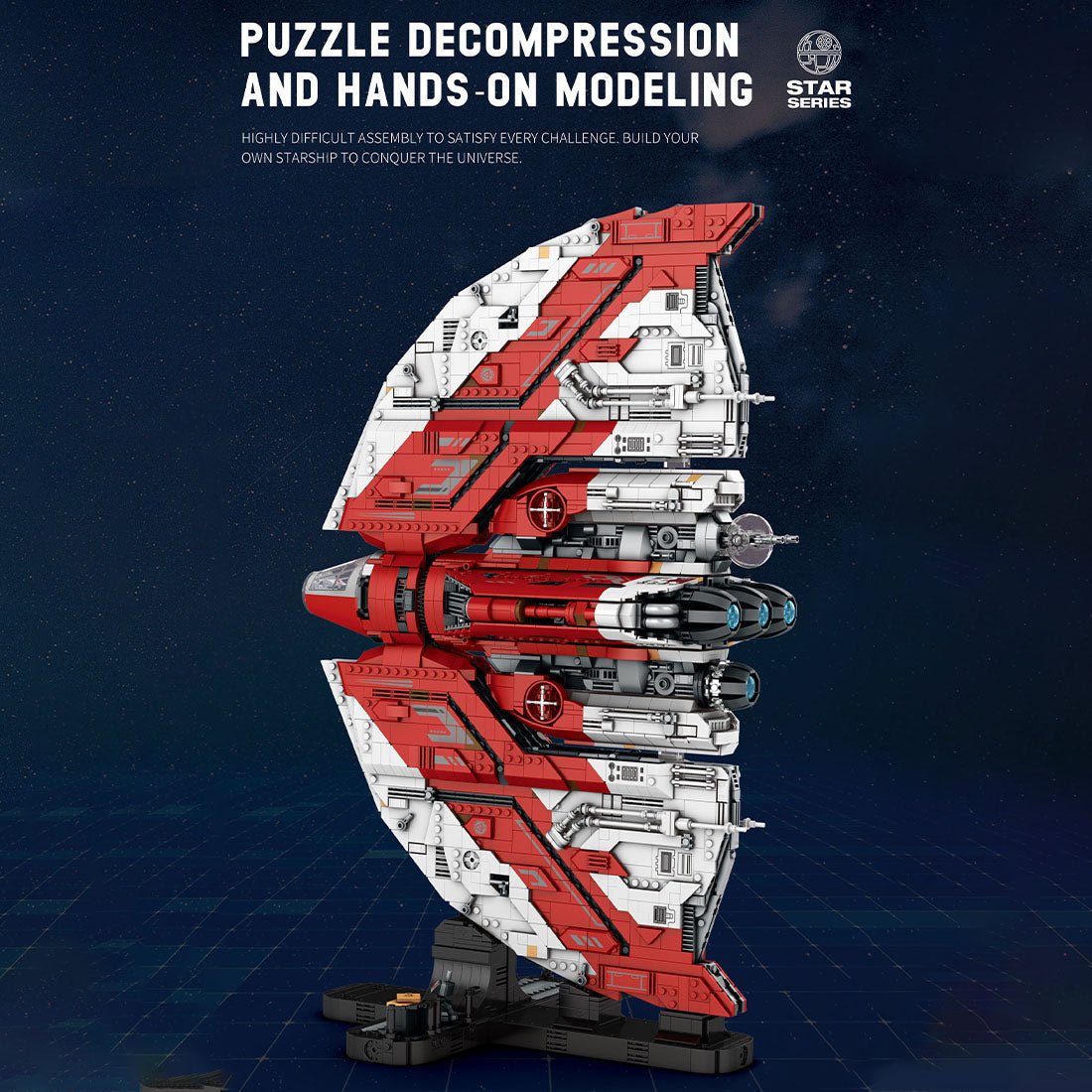 Reobrix 99006 T6 - Shuttle Spacecraft Star Series Klemmbausteine - LesDiy - Klemmbausteine