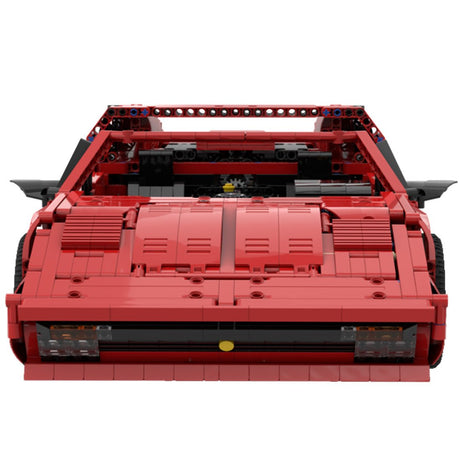 Roter Sportwagen Modell Roadster Klemmbausteine - LesDiy - Klemmbausteine