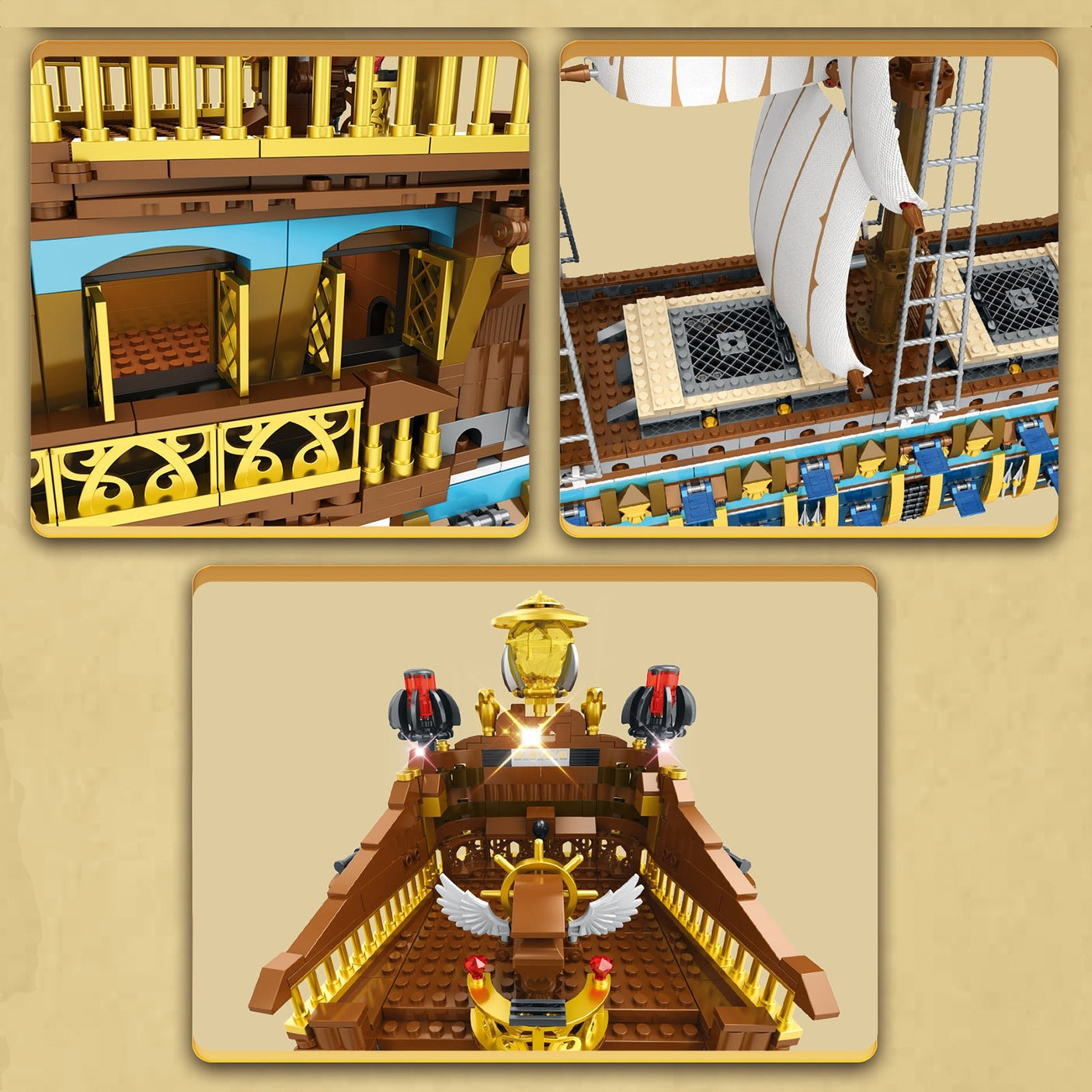 Royal Fleet Corsair Klemmbausteine - LesDiy - Klemmbausteine