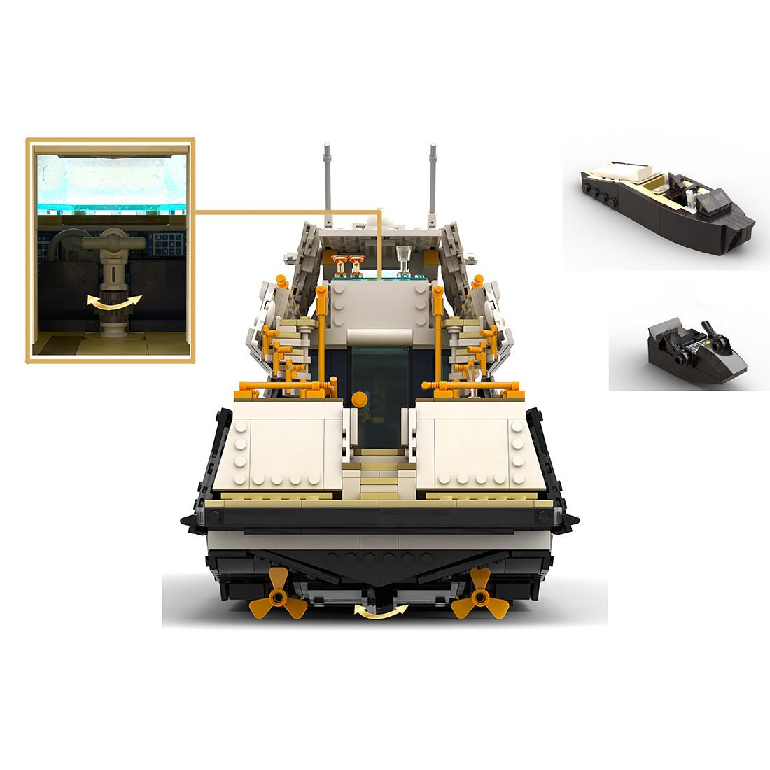 Royal Navy Armored Warship Klemmbausteine - LesDiy - Klemmbausteine