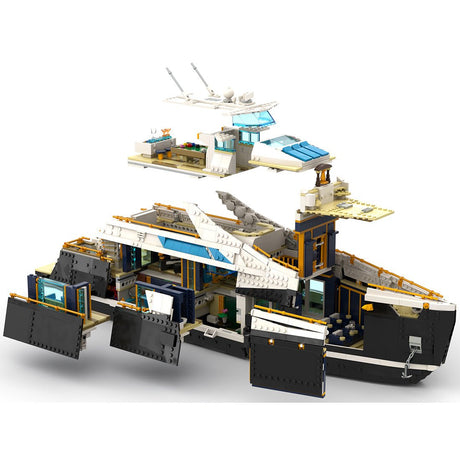 Royal Navy Armored Warship Klemmbausteine - LesDiy - Klemmbausteine