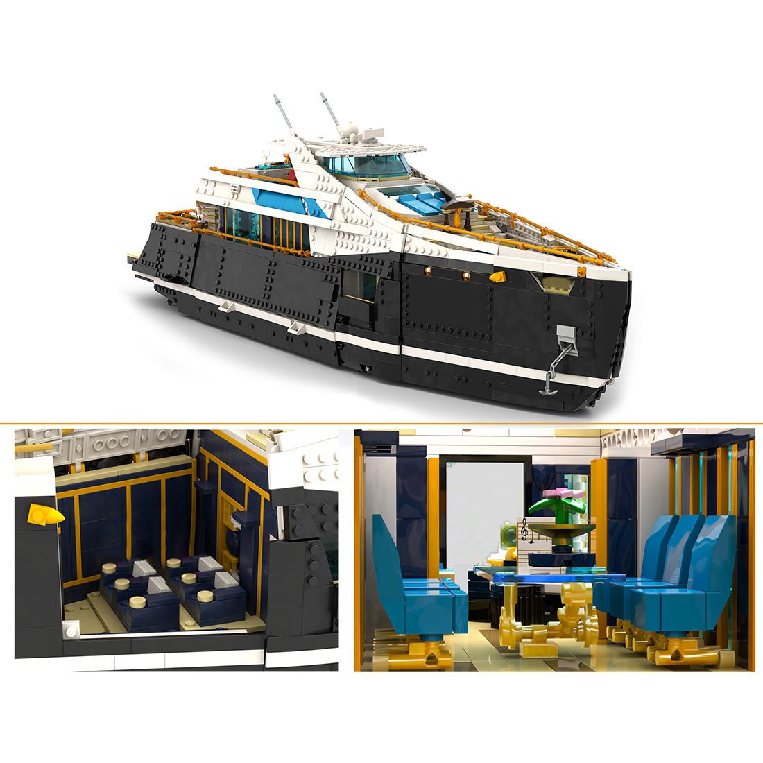 Royal Navy Armored Warship Klemmbausteine - LesDiy - Klemmbausteine