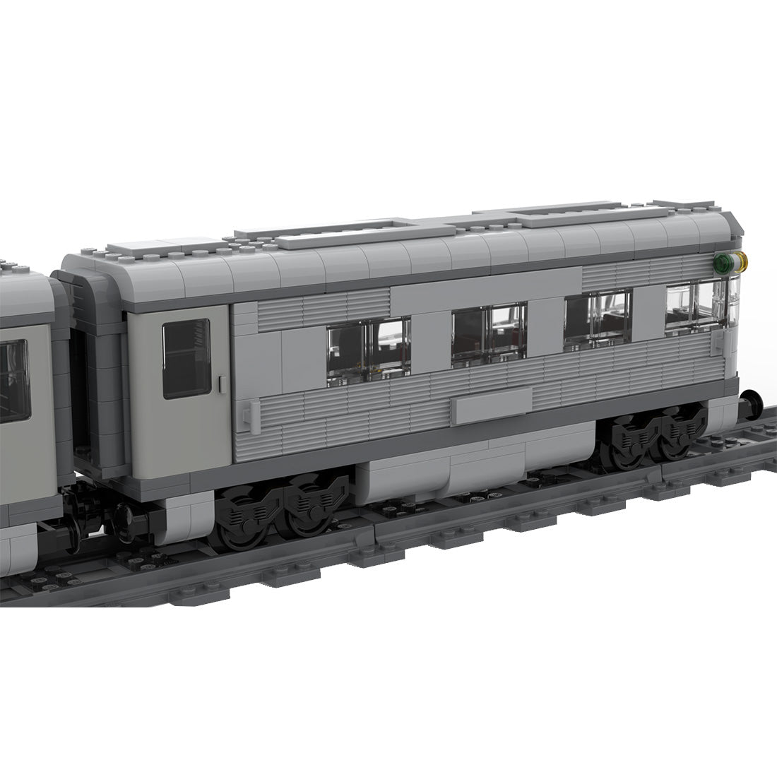 Santa Fe Super Chief Blue Locomotive Train Klemmbausteine - LesDiy - Klemmbausteine