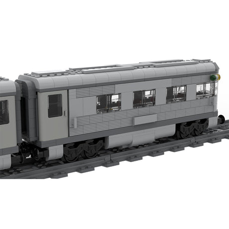 Santa Fe Super Chief Blue Locomotive Train Klemmbausteine - LesDiy - Klemmbausteine