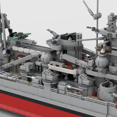 Scharnhorst Class Battleship Klemmbausteine - LesDiy - Klemmbausteine